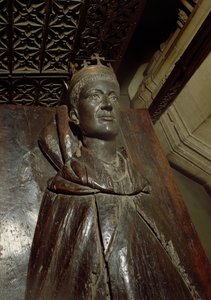 亨利五世的肖像（1387-1422）（橡木和聚酯树脂） 作者 英语学校