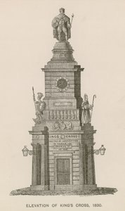 1830年伦敦国王十字勋章的海拔 作者 英语学校