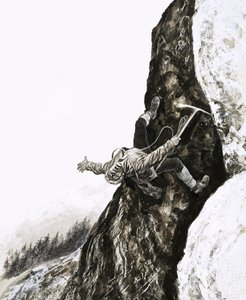Emil Habl从奥地利阿尔卑斯山的雷克斯山（Mount Rex）坠落 作者 英语学校