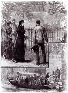 Eugenie女皇1880年在圣赫勒拿参观拿破仑一世的墓 作者 英语学校