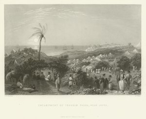 1837年雅法附近的易卜拉欣帕夏的营地 作者 英语学校