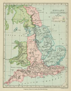 奇彭纳姆条约》签订后的英格兰（彩色石版画） 作者 英语学校