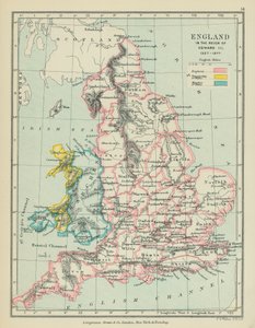 爱德华三世统治时期的英格兰（彩色石版画） 作者 英语学校