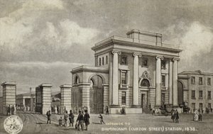 1838年进入伯明翰（Curzon Street）站 作者 英语学校