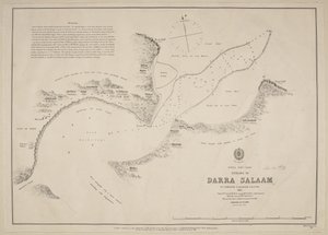达拉萨拉姆入口，由英国皇家海军之星号指挥官 R. Bradshaw 拍摄 作者 英语学校