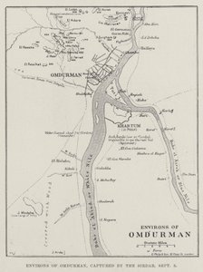 9 月 3 日，Sirdar 占领了 Omdurman 周边地区（雕刻） 作者 英语学校