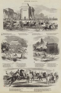 Epsom Races（雕刻） 作者 英语学校