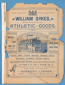 设备目录由William Sykes，1896年制作 作者 英语学校