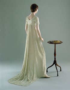 晚礼服，1800（棉府绸和玻璃珠） 作者 英语学校