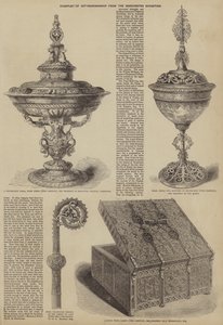 曼彻斯特展览中的艺术-工艺实例（雕刻）。 作者 英语学校