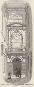 中央电报站的外部，Pounders Court，Lothbury 作者 英语学校