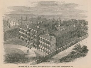 布朗普顿癌症医院的外部视图 作者 英语学校