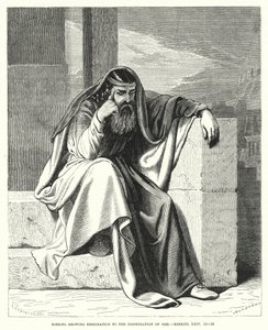 Ezekiel showing Resignation to the Dispensation of God, Ezekiel XXIV 作者 英语学校
