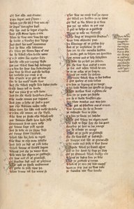 来自New Coll 266的F98r，John Gower的De confessio amantis（牛皮纸上的墨水） 作者 英语学校