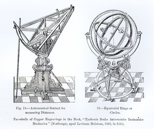 Tychonis Brahe Astronomiae Instauratae Mechanica，1602铜版画的传真 作者 英语学校