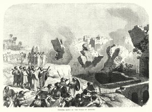 Falling down of the Walls of Jericho (engraving) 作者 英语学校