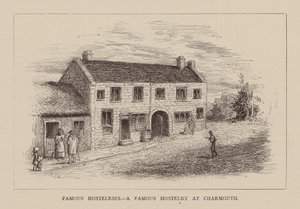著名旅舍，查茅斯的著名旅舍（雕刻） 作者 英语学校