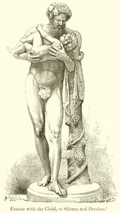 Faunus与孩子，或Silenus和Bacchus 作者 英语学校