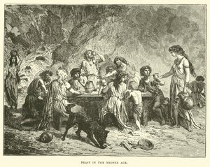 Feast in the Bronze Age (engraving) 作者 英语学校