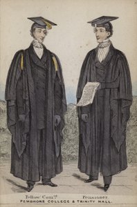 布衣者，养老金领取者，彭布罗克学院和三一学院 作者 英语学校