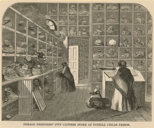 女囚犯在Tothill Fields监狱拥有服装店 作者 英语学校