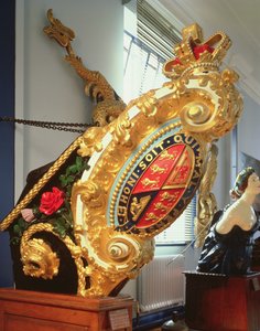HMY Victoria和Albert II（彩绘木头）的傀儡