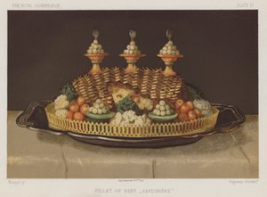 “Jardiniere”牛肉片（chromolitho） 作者 英语学校