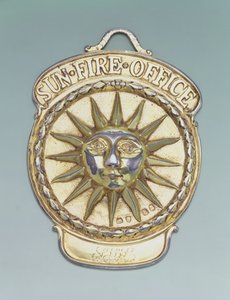 火灾保险徽章，1810（金属） 作者 英语学校