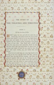 第1870页，“The Volsungs and Niblungs”的第一页 作者 英语学校