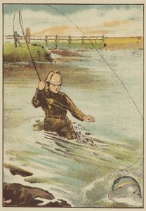 Fishing for trout (coloured engraving) 作者 英语学校