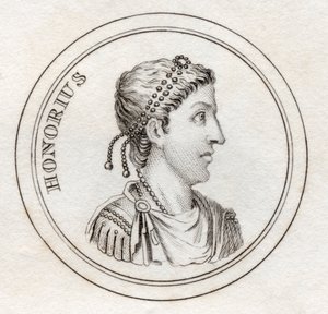 Flavius Honorius，来自&39;Crabb&39;s Historical Dictionary&39;，于1825年出版 作者 英语学校