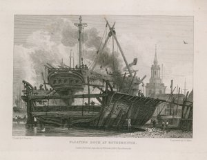 在Rotherhithe的浮船坞 作者 英语学校