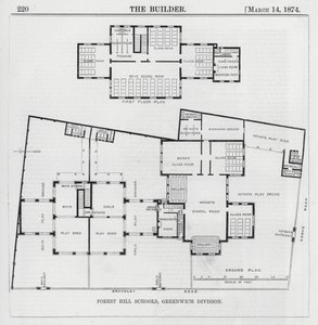 Forest Hill Schools, Greenwich Division (engraving) 作者 英语学校