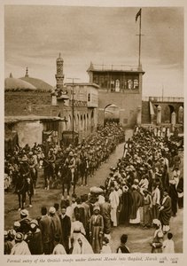 1917年3月11日，1917年至1917年，英国军队在莫德将军的正式进入巴格达 作者 英语学校