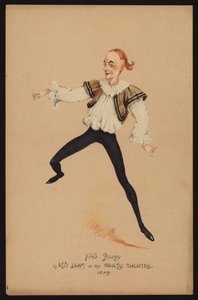 弗雷德-斯托里，英国演员和舞蹈家（彩色石版画） 作者 英语学校
