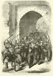 1870年9月，法国军队在投降后离开斯特拉斯堡 作者 英语学校