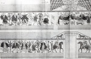 来自Grotta del Triclinio的Frieze 作者 英语学校