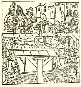 来自Lydgates Fall of Princes，1494 作者 英语学校