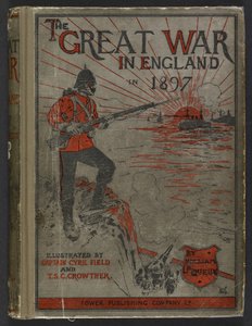 威廉-勒奎著《1897 年英国的大战》封面 作者 英语学校
