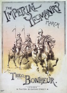 Theon Bonheur的The Imperial Yeomanry March乐谱的封面 作者 英语学校