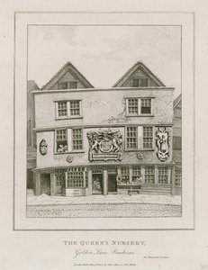 财富剧院的前面，因为它在变成一家商店后于1800年看了一眼 作者 英语学校