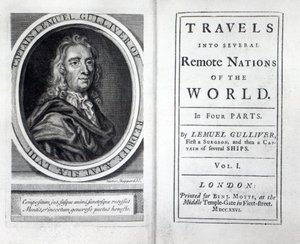 1726年乔纳森斯威夫特前往格列佛游行的主题和标题 作者 英语学校