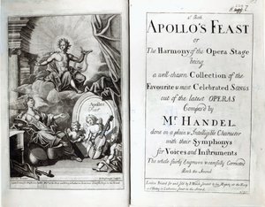 Apollos盛宴的主题，c.1734 作者 英语学校