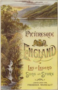 Frontispiece for Picturesque England by L Valentine (coloured engraving) 作者 英语学校