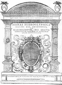 来自John Dee的Monas Hieroglyphica的主题，于1564年出版（印刷版） 作者 英语学校