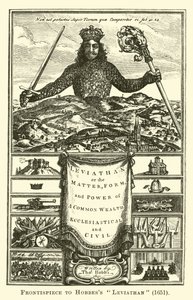 1651年，Hobbess Leviathan的主题 作者 英语学校