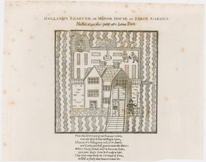 Hollands Leaguer的主题，1632年。巴黎花园 作者 英语学校