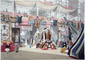 毛皮，出自《迪金森1851年大展综合图片》，1854年出版（彩色平印）。 作者 英语学校