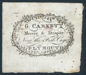 G Carkett，mercer和draper，交易卡 作者 英语学校