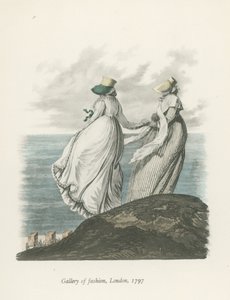 时尚画廊，伦敦，1797年 作者 英语学校